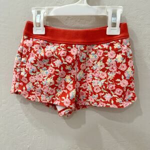 Janie and Jack Red Floral Shorts